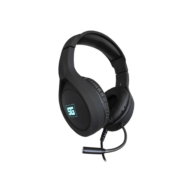 Vorago HS-501 audífono y auriculare Auriculares Alámbrico Diadema Juego Negro image 2