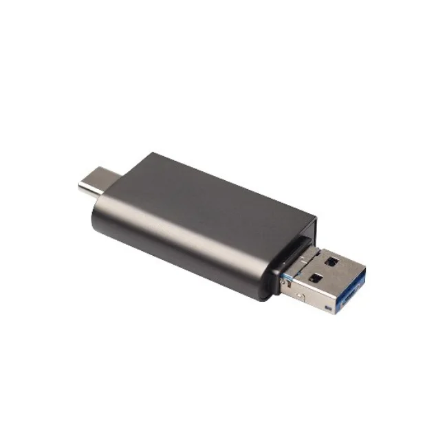 LECTOR DE TARJETAS SD y MICRO SD USB TIPO A, MICRO USB Y TIPO C
