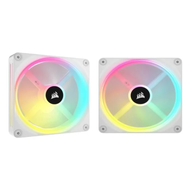 Corsair CO-9051008-WW sistema de refrigeración de computadora Gabinete de la computadora Ventilador 14 cm Blanco 2 pieza(s)