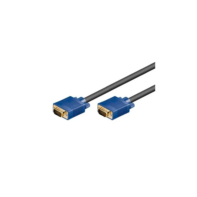 CABLE SVGA PARA MONITOR HD15 MACHO A MACHO 1.8 metros, PUNTA AZUL