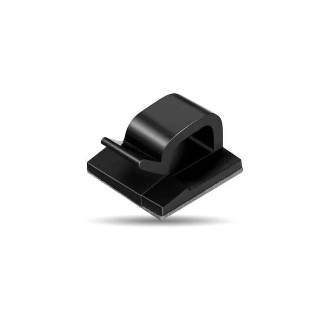 ORGANIZADOR ADHESIVO PARA CABLES, 24 PIEZAS 
NEGRO image 2