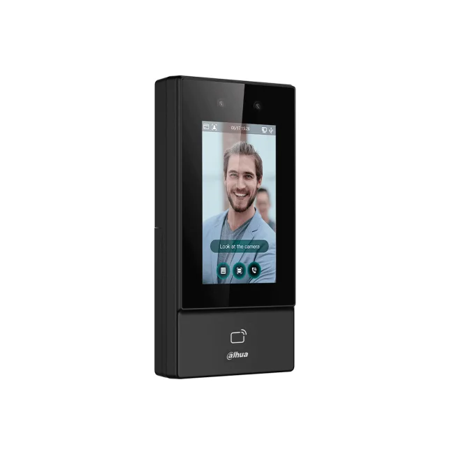 DAHUA ASI6213S-D - Control de Acceso para Exterior con Reconocimiento Facial, pantalla táctil de 4.3", soporta 6000 usuarios, rostros y contraseñas, 10,000 tarjetas ID 125 KHz, 50 administradores, 300,000 registros. Comunicación TCP/IP, IP65. image 3