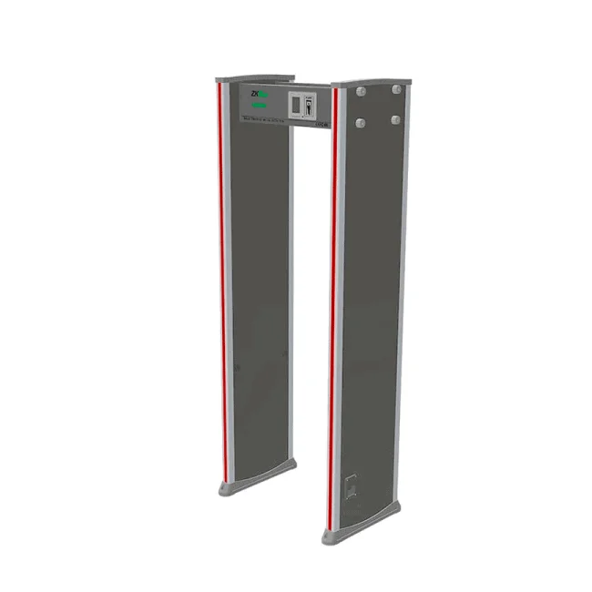 ZKTECO ZKD2180 - Arco detector de metales con 18 zonas de detección, pantalla LCD de 3.5", 256 niveles de sensibilidad, y funciones de contador para alarmas y personas image 4