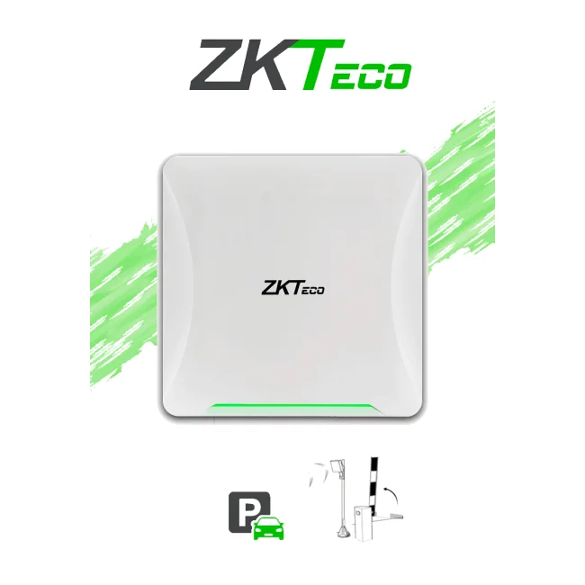 ZKTECO UHF10FPRO - Lector de TAGS (Tarjetas UHF) / Hasta 20 Mts / LED de estatus / Compatible con ZKT0980005 y ZTA151004 / Requiere Fuente TVN0830052