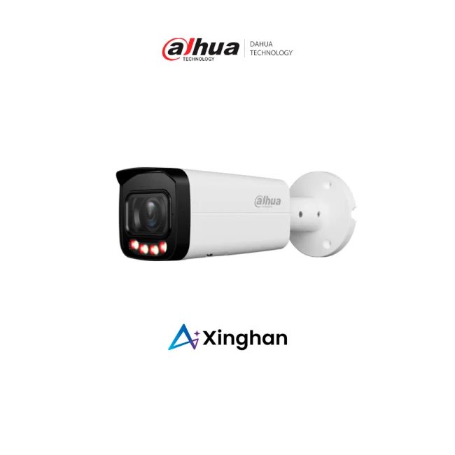 DAHUA DH-IPC-HFW3449T-ZS-IL- Cámara IP Bullet de 4 MP/ Iluminador dual/ WizSense/ AcuPick /IA SSA/  Xinghan/ Lente Motorizado de 2.7 a 13.5mm/ IR de 60 Metros/ H.265+/ WDR Real/ Protección Perimetral/ IP67/SMD 4.0/
