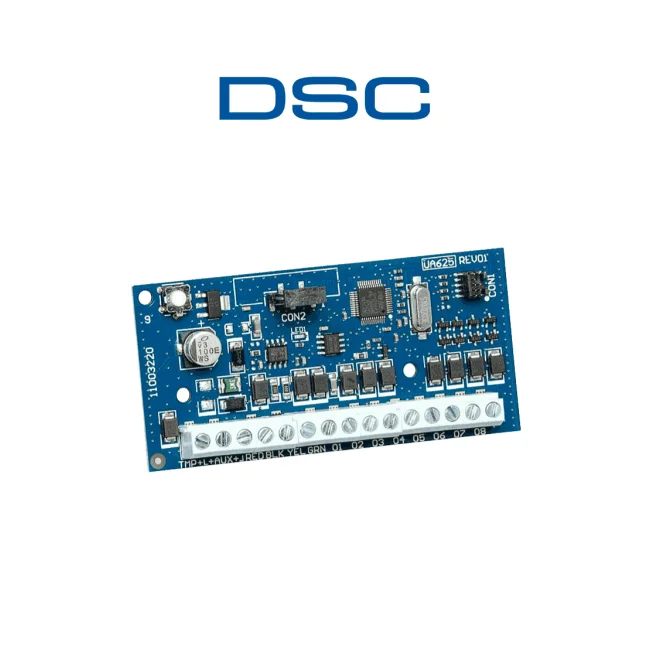 DSC HSM2208 - Módulo Expansor de 8 Salidas Programables de baja corriente compatible con panel NEO, PRO