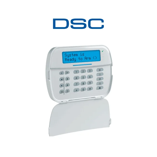 DSC-HS2LCDPRO - Teclado Cableado LCD Alfanumérico admite 248 zonas con 32 caracteres compatible con  panel PRO