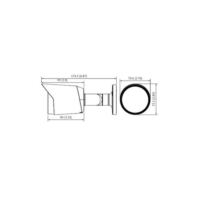 Dahua Technology Lite DH-HAC-HFW1500TN-0280B cámara de vigilancia Bala (forma) Cámara de seguridad CCTV Interior y exterior 2592 x 1944 Pixeles Techo/pared/Tubo image 4