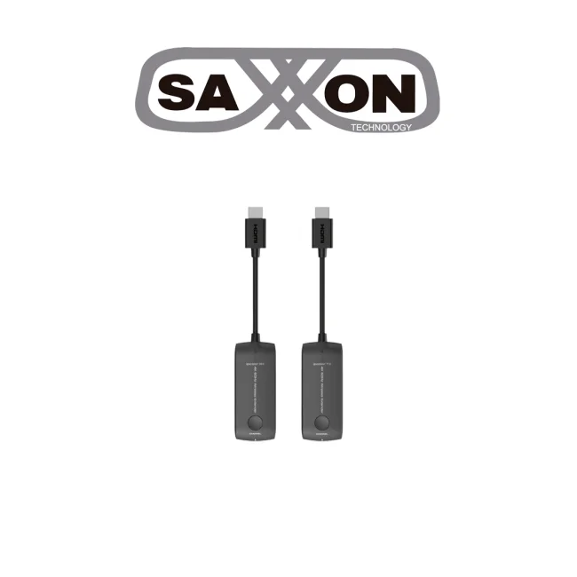 SAXXON LKV488Mini- Mini Extensor HDMI Inalámbrico IPCOLOR/ Resolución de hasta 4K@60Hz/ Frecuencia de comunicación de 5GHz/ Hasta 20 metros de distancia
