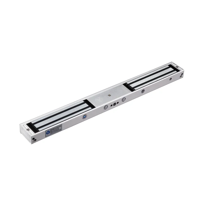 YLI YM180NDLED - Cerradura Magnética Doble con Indicador Led para Control de Acceso / Interior / Fuerza de Sujeción 180 Kg o 350 Lbs por lado / Compatible con Soporte MBK180NDZL y MBK180U image 4