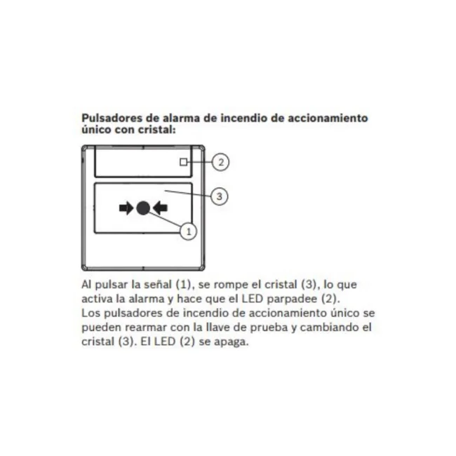 BOSCH F_FMC420RWGSRRD - Estación Manual LSN Direccionable / REARME / Montaje en Superficie / Rojo image 4