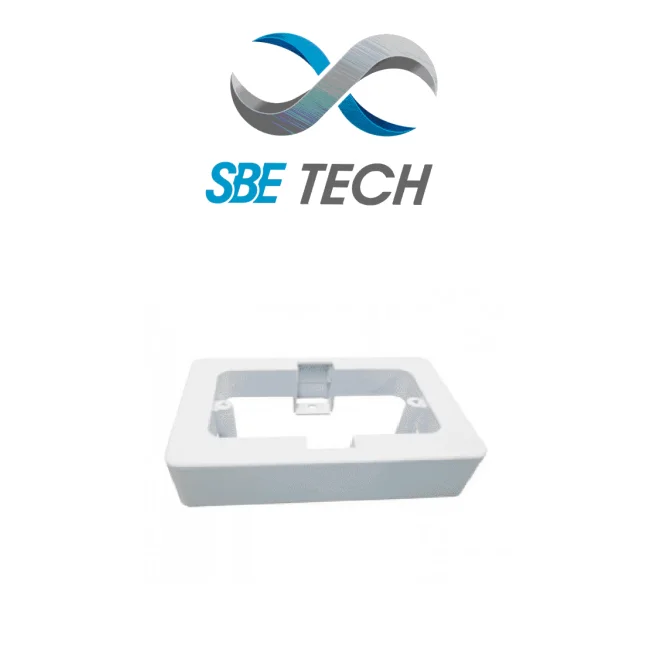 SBE TECH  CUNIV - Caja universal de PVC / 2X4 / Gama económica / Fácil instalación/ Fácil limpieza