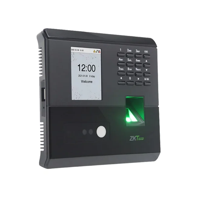 ZKTECO MB10VL - Control de Asistencia y Acceso Básico Visible Light con Autenticación Facial (100 rostros), Huella Digital BioID (500), Registro de 50,000 Eventos, Conexión TCP/IP y SSR (Reporte en Hoja de Cálculo Mediante USB) image 2