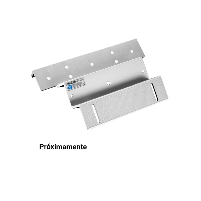 YLI MBK180NZL - Soporte de fijacion de electroiman para puerta con apertura interior de 180 Kg tipo ZL / Compatible con YM180NLED