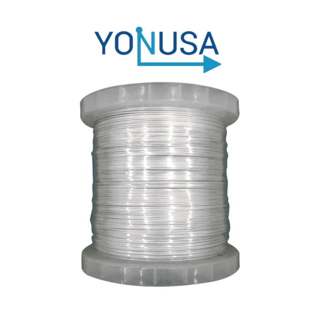 YONUSA BAAL500 - Bobina de alambre de aluminio de 500 mts. para líneas de cercos eléctricos YONUSA / Calibre 16 / Resistente a la corrosión