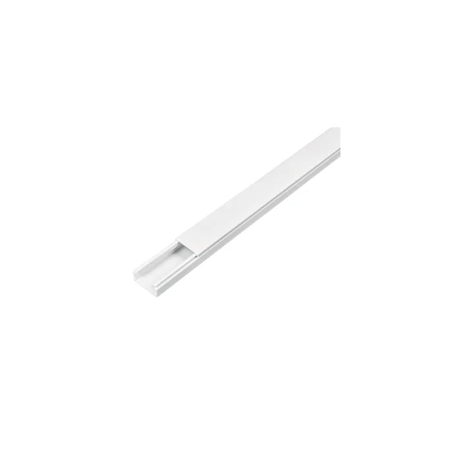 SBE TECH SBE-1221 - Canaleta plástica / PVC / Una vía / Alto 1.2 cm, Ancho 2.1 cm, Largo 2 metros