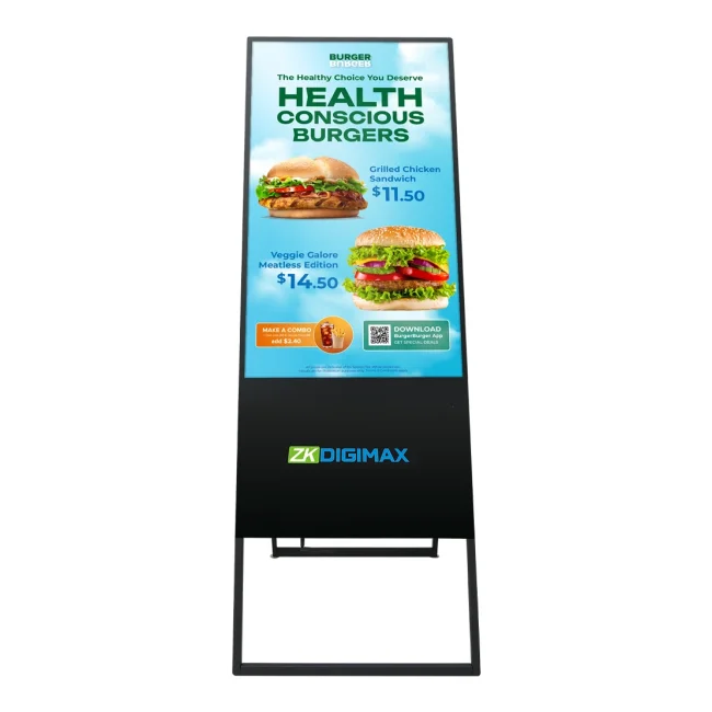 ZKDIGIMAX DG03A2F43 – Pantalla LCD de 43" tipo Banner Vertical, Full HD, Android 11, Brillo 350 nits, Vida útil +30,000 h, Ideal para Publicidad Digital en Retail y Servicios image 5