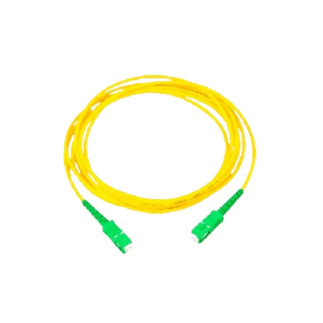 TCE  - LMN-FO-SCA-SCA-02 - Jumper SC-SC Monomodo / APC / Simplex 2 mm / 2 metros / Amarillo