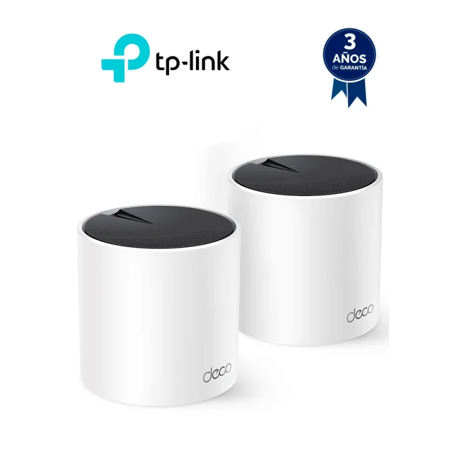 TP-Link DECO X55 (2-Pack) Doble banda (2,4 GHz / 5 GHz) Wi-Fi 6 (802.11ax) Blanco 3 Interno