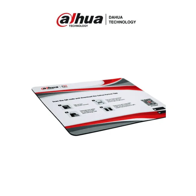 DAHUA MATPRO047 - Mouse Pad Blanco con Info Dahua Partner APP/ Promocional
