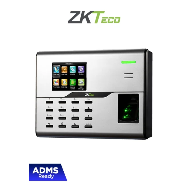 ZKTECO UA860ID - Control de Asistencia y Acceso Básico con Huella Digital BioID (3000), Tarjeta ID 125 kHz (3000), Registro de 50,000 Eventos, Conectividad TCP/IP y WiFi image 2