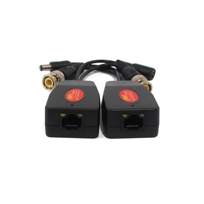 SAXXON VB-04 - Par de transceptores 4K para video y energía, con entradas RJ45, 4K hasta 150m con CVI, 4MP y 2MP hasta 250m image 2