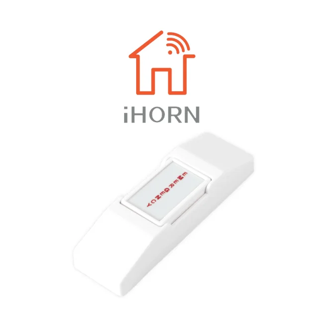 IHORN HO-02 - Botón de pánico cableado / Compatible con paneles cableado tradicional