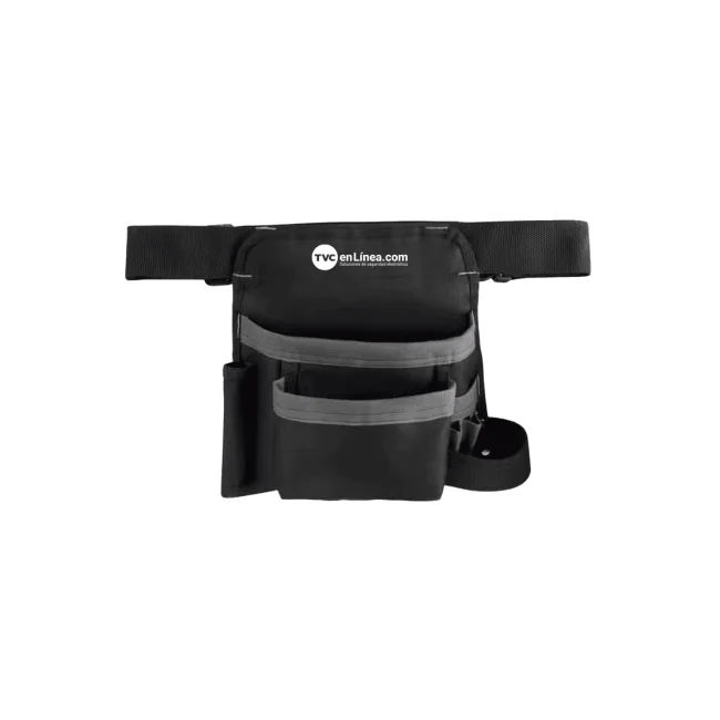 TVC - Porta Herramienta Graditi Negro / 5 Compartimentos / Porta Martillo / Cinturón Ajustable