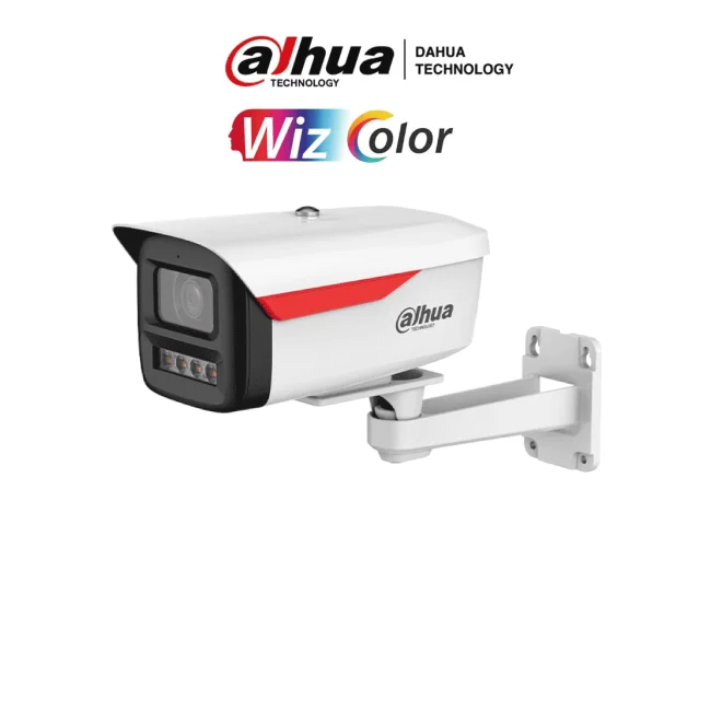 DAHUA DH-IPC-HFW2849M-S-B-PRO Cámara IP Bullet de 8MP / WizColor /WizSense/ equipada con IA/ SMD Plus/ Lente de 3.6 mm/ micrófono integrado/ Protección perimetral/ Ranura MicroSD, WDR real de 120 dB y PoE. Certificación IP67/