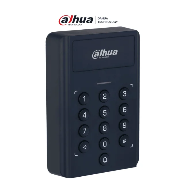 DAHUA ASI1201BL-D Control de Acceso Stand Alone / Botónes mecánicos / 3mil Tarjetas ID / 3mil contraseñas / Multiples formas de desbloqueo / Compatible con frentes de calle / Salida de 12V 1A / Indicador LED y Buzzer