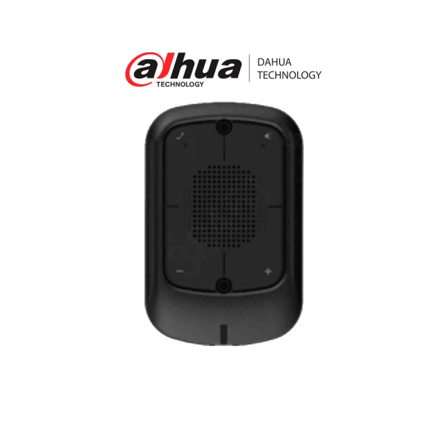 DAHUA MP06- Intercomunicador de 2 Vias/ Para DVR y NVR Movil/ 1 Canal de Entrada de Audio/ Altavoz Integrado/ Boton de Emergencia y Charla Bidireccional hacia Mobile Center/ Conector Tipo Aviacion 4 Pines