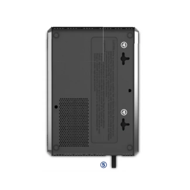 CDP R-UPR604 UPS interactivo CDP de 600VA/300Watts con 4 terminales de salida Nema 5-15R con respaldo/AVR y supresión de pico image 2