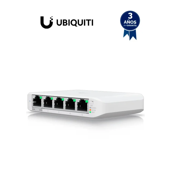 Ubiquiti UniFi USW Flex Mini Gestionado Gigabit Ethernet (10/100/1000) Energía sobre Ethernet (PoE) Blanco