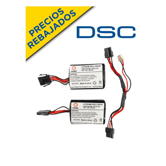 DSC BATTPGX901/X911 - Neo Bateria de LITIO 3.6 VCD @ 7 AH para PG9901 BATT / PG9911B BATT