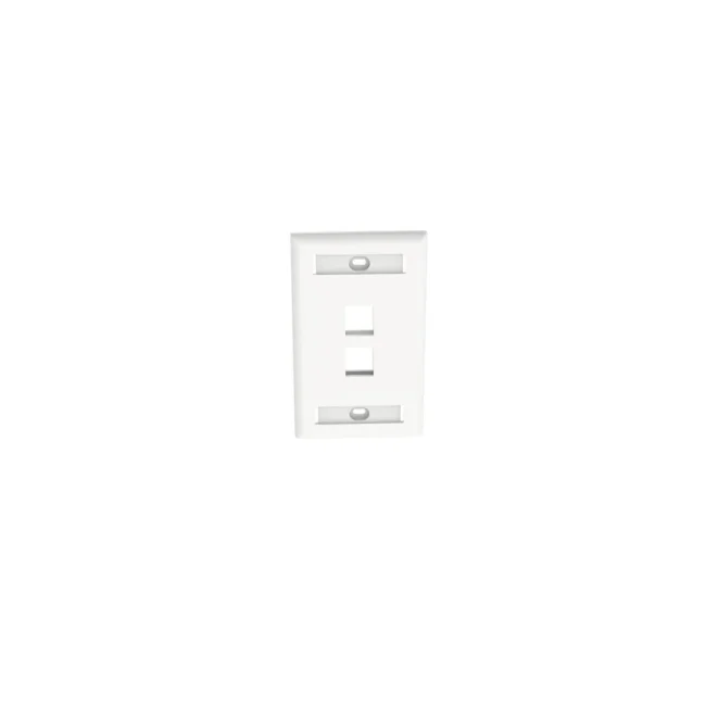 Panduit NK2FWHY placa de pared o cubierta de interruptor Blanco