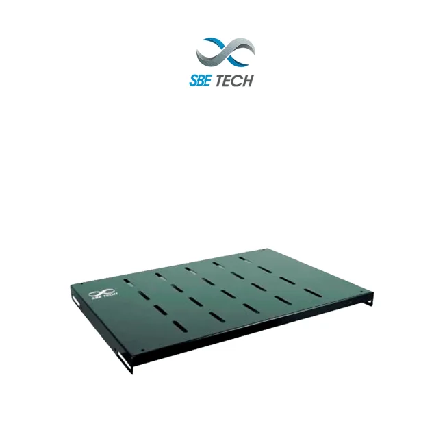 SBE TECH SBE-CF1915V -Charola fija ventilada de 1 UR , diseñada para gabinetes con 60 cm de profundidad. Cuenta con 35 cm de profundidad.