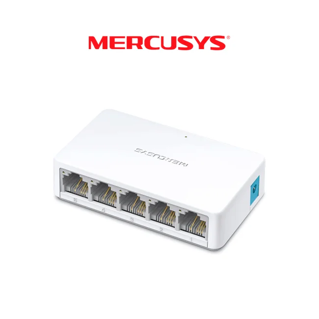 Mercusys MS105 dispositivo de redes No administrado Fast Ethernet (10/100) Blanco
