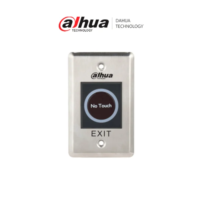 DAHUA DHI-ASF909-V1 - Botón de Salida sin Contacto, con Indicador LED, Acero Inoxidable, 12VCC, Función NC/NO, Distancia de Detección 0 - 15 cm