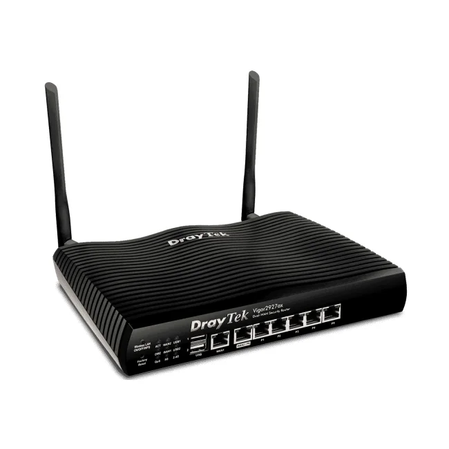 DrayTek Vigor2927ac router inalámbrico Gigabit Ethernet Doble banda (2,4 GHz / 5 GHz) Negro image 2
