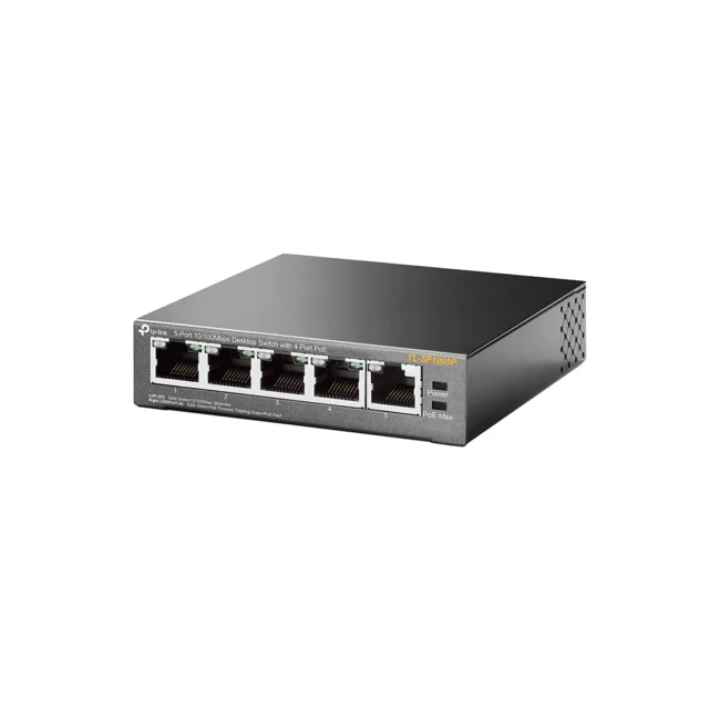 TP-Link TL-SF1005P dispositivo de redes No administrado Fast Ethernet (10/100) Energía sobre Ethernet (PoE) Negro image 8