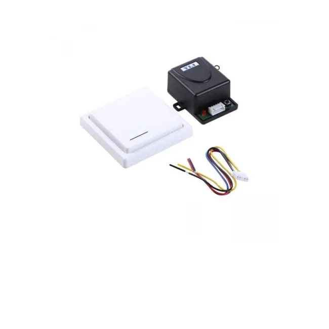 YLI WBK400RC - Botón inalámbrico de pared con relevador para control de acceso