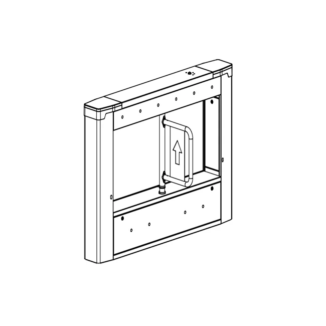 DAHUA ASGB511H-R - Swing Barrier Derecha para exterior/ Un carril/ Motor Electrico CD/ Acero Inoxidable/ Puerto RS232/ Soporta Conteo de Entrada y Salida/ 20personas x minuto/ Entrada de Alarma de Incendio para desbloqueo/ image 4