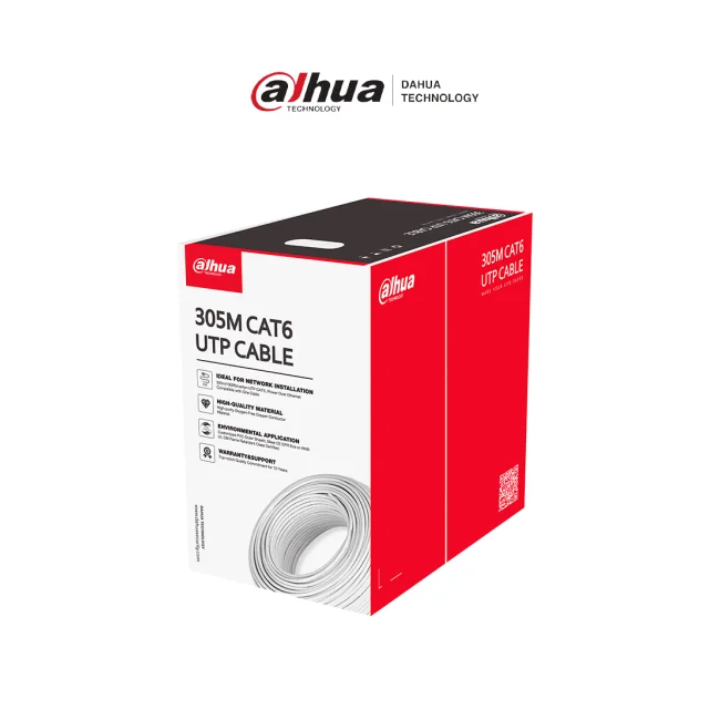 Dahua Technology PFM923I-6UN-C cable de red Blanco 305 m Cat6 U/UTP (UTP)
