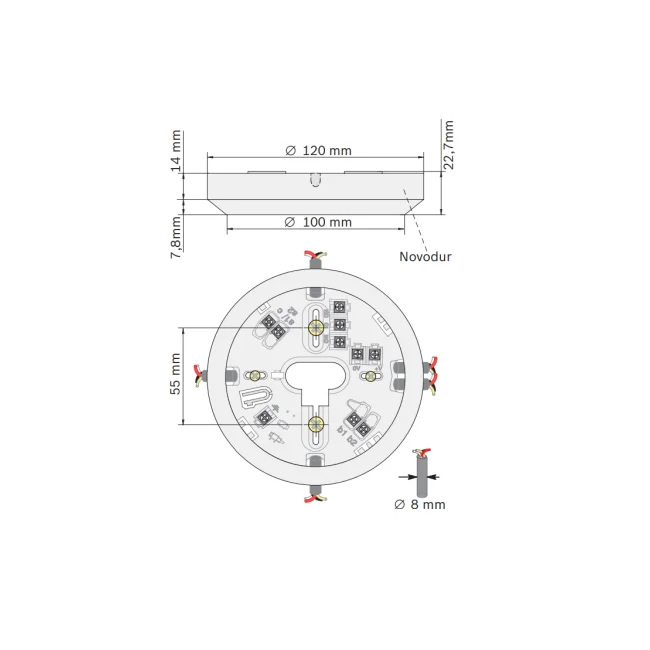 BOSCH F_MSR320 BASE DE DETECTOR CONVENCIONAL CON RELE image 4