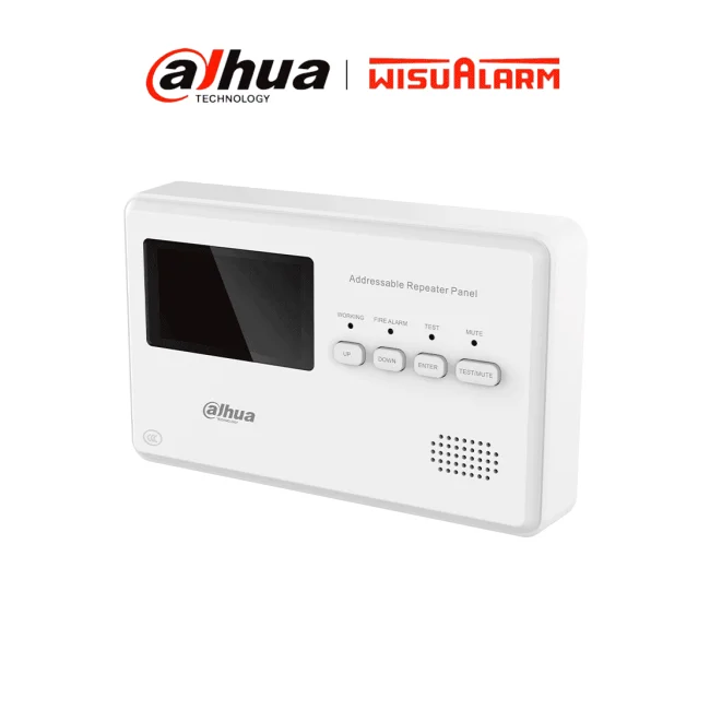 DAHUA WISUALARM DHI-HY-1330 - Panel Repetidor Direccionable/ 2 Hilos/ Indicadores de Estado/ Sonido de Alarma 65dB–115dB/ Cumple con Norma EN54-2/ Distancia de Comunicación Hasta 1500 Mts/