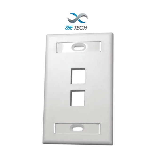 SBE Tech SBE-2517-2P-WT placa de pared o cubierta de interruptor Blanco image 2