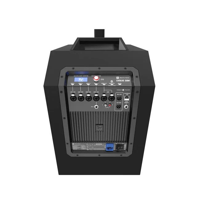 ElectroVoice M_EVOLVE50M - Sistema de Altavoz Portatil Amplificado 8CH / Bluetooth / Columna 8x3.5" / Subwoofer 12" / Negro image 4