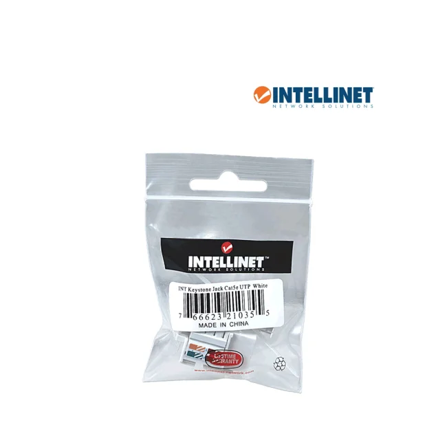 Intellinet JACK RJ45 CAT5E KEYSTONE DE IMPACTO BLANCO image 5