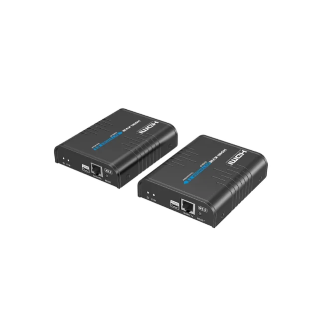 SAXXON LKV373KVM-5.0- Kit Extensor HDMI/KVM para Hasta 120 metros/ Resolución 1080p@60Hz/ Soporta Cableado con CAT 5e y 6/ 30 HZ/ 2 Puertos USB para Conectar Teclado y/o Mouse/ 5 VCD/ Plug and Play/ Punto a Punto o Punto Multipunto con Switch/ image 2