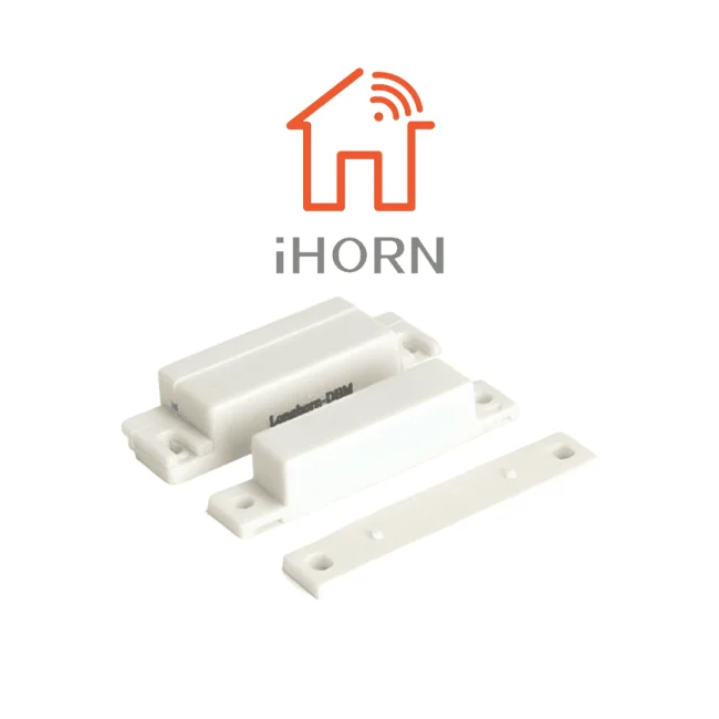 IHORN HO03 - Contacto Magnético Alámbrico / Compatible Con  DSC / RISCO / IHORN / Salida  NC